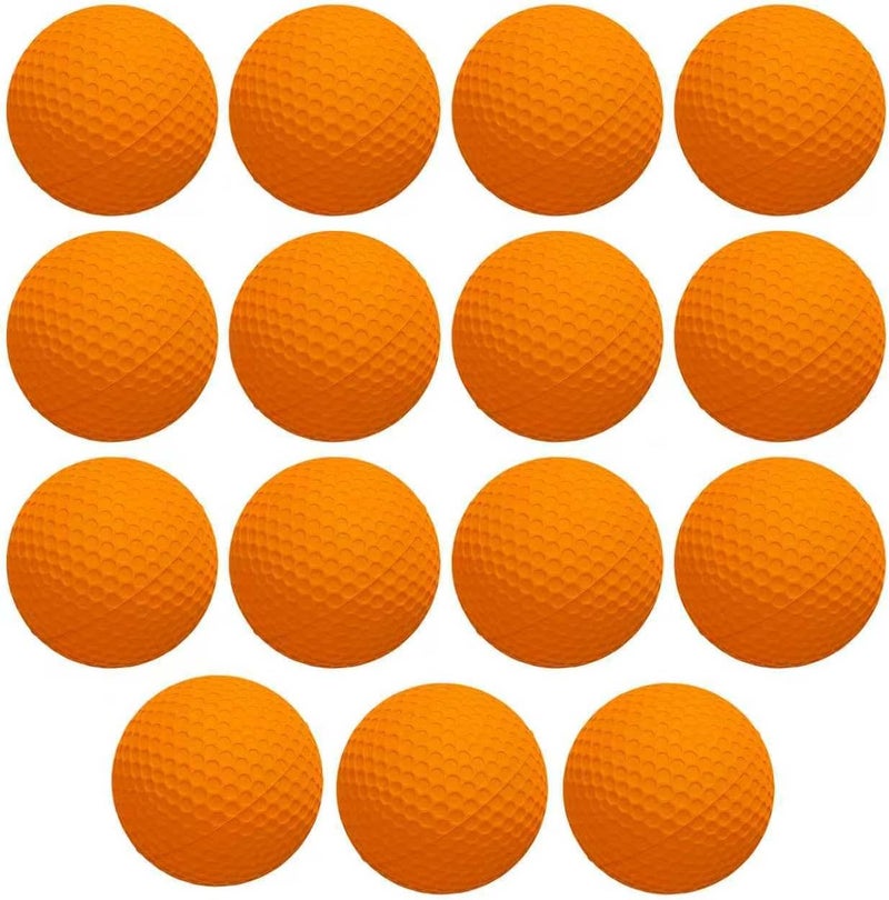 Dexam Foam Golf Balls Bulk Practice Golf Ball Soft Multicolor, Yellow, White or Orange | Long Lasting & Realistic Feel | Limited Flight Use Indoors Outdoors Backyard Training - Image 1
